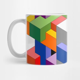 Rainbow Squirrel Cage Mug